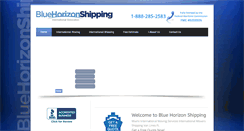 Desktop Screenshot of bluehorizonshipping.com