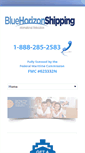 Mobile Screenshot of bluehorizonshipping.com